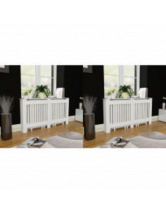 Copritermosifoni 2 pz in MDF 152 cm Bianchi