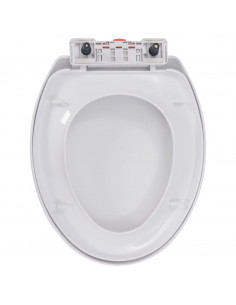 Copriwater Ammortizzato a Sgancio Rapido Bianco