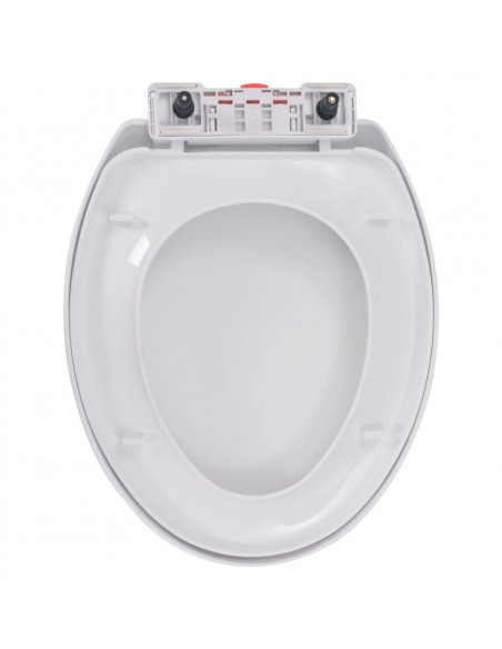 Copriwater Ammortizzato a Sgancio Rapido Bianco