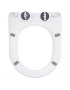 Copriwater Ammortizzato a Sgancio Rapido Bianco