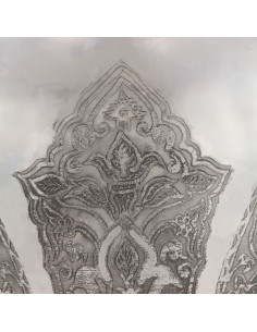 Corazza da Cavaliere Medievale Replica LARP Argento in Acciaio