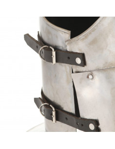 Corazza da Cavaliere Medievale Replica LARP Argento in Acciaio