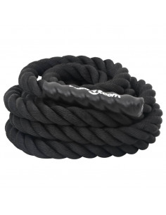 Corda da Allenamento Nera 6 m 4,5 kg in Poliestere