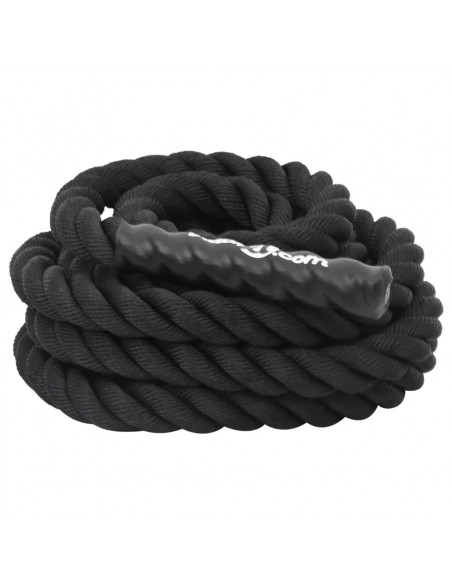 Corda da Allenamento Nera 9 m 6,8 kg in Poliestere