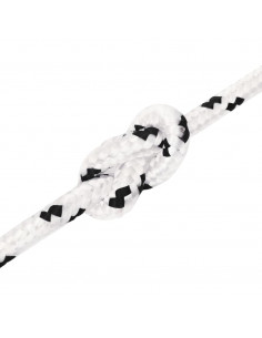 Corda da Lavoro Bianca 10 mm 100 m in Poliestere