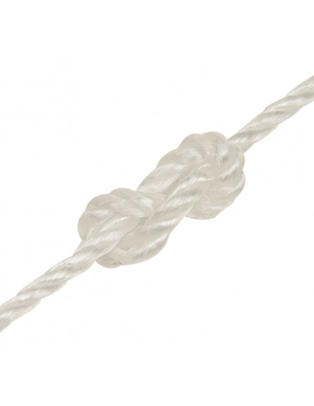 Corda da Lavoro Bianca 8 mm 25 m in Polipropilene