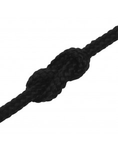 Corda da Lavoro Nera 2 mm 250 m in Poliestere