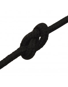 Corda da Lavoro Nera 4 mm 100 m in Poliestere