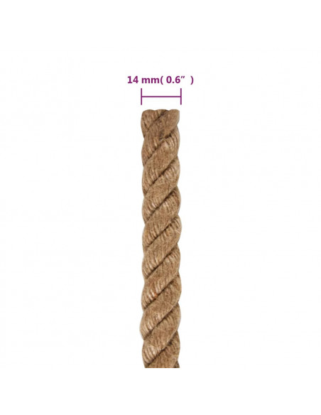 Corda in Juta 100% 14 mm 250 m