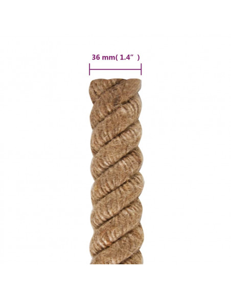 Corda in Juta Lunga 10 m Spessa 36 mm