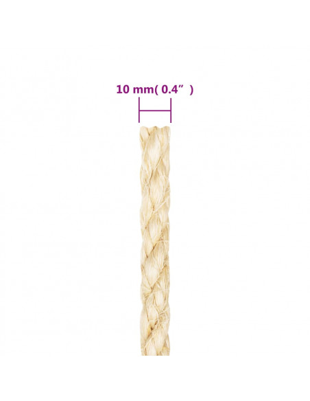 Corda in Sisal 100% 10 mm 25 m