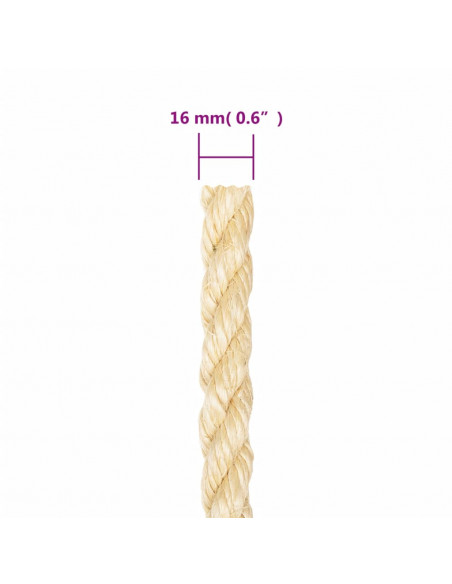 Corda in Sisal 100% 16 mm 25 m