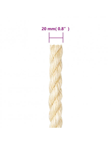 Corda in Sisal 100% 20 mm 25 m