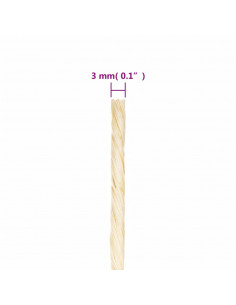 Corda in Sisal 100% 3 mm 1000 m