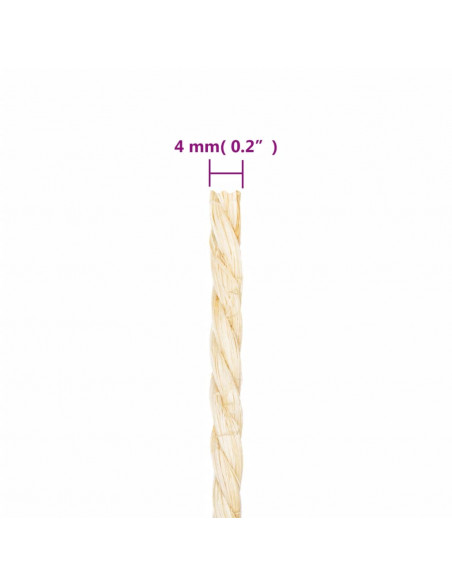 Corda in Sisal 100% 4 mm 100 m