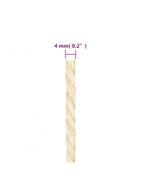 Corda in Sisal 100% 4 mm 500 m