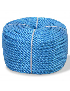 Corda Intrecciata in Polipropilene 10 mm 500 m Blu