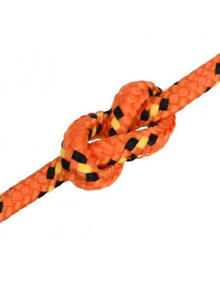 Corda Nautica Arancione 8 mm 100 m in Polipropilene