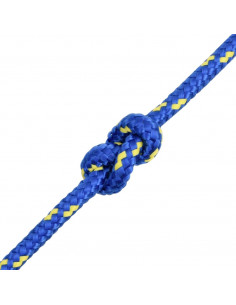 Corda Nautica Blu 6 mm 25 m in Polipropilene