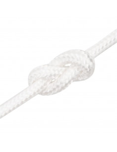 Corda Nautica Completamente Bianca 10 mm 50 m in Polipropilene