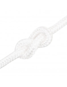 Corda Nautica Completamente Bianca 16 mm 50 m in Polipropilene