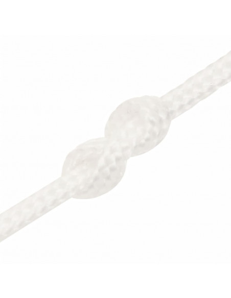 Corda Nautica Completamente Bianca 2 mm 25 m in Polipropilene