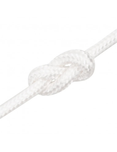 Corda Nautica Completamente Bianca 6 mm 100 m in Polipropilene