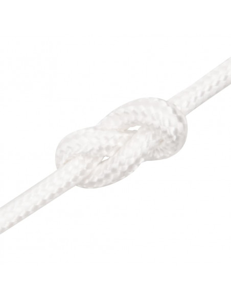 Corda Nautica Completamente Bianca 8 mm 100 m in Polipropilene