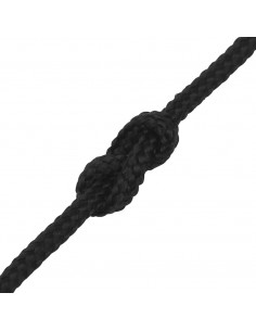 Corda Nautica Completamente Nera 2 mm 25 m in Polipropilene