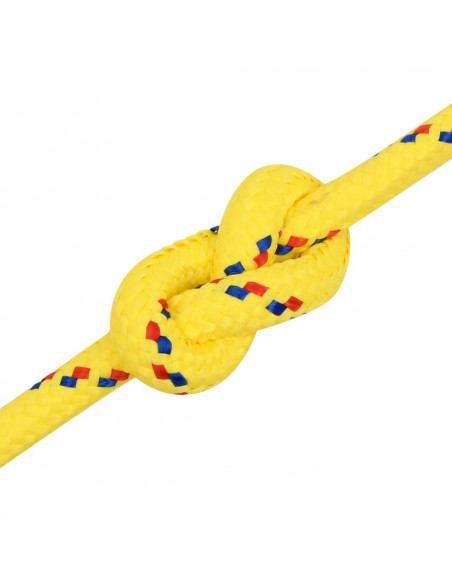 Corda Nautica Gialla 16 mm 100 m in Polipropilene