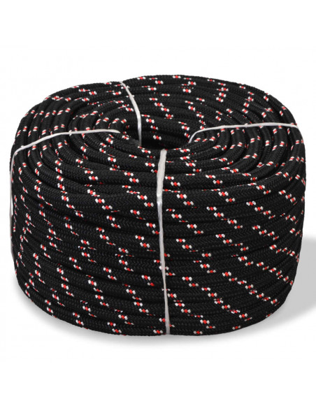 Corda Nautica in Polipropilene 14 mm 50 m Nera
