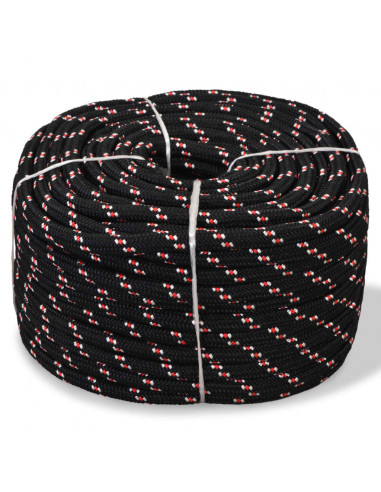 Corda Nautica in Polipropilene 18 mm 50 m Nera
