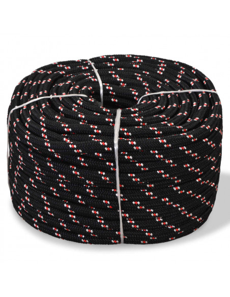 Corda Nautica in Polipropilene 18 mm 50 m Nera