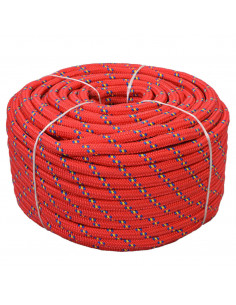 Corda Nautica in Polipropilene 18 mm 50 m Rosso