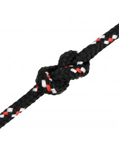 Corda Nautica Nera 6 mm 25 m in Polipropilene