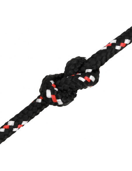 Corda Nautica Nera 8 mm 25 m in Polipropilene