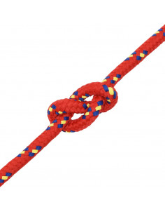 Corda Nautica Rossa 14 mm 100 m in Polipropilene