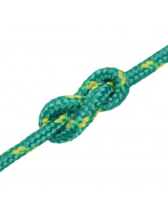 Corda Nautica Verde 4 mm 100 m in Polipropilene