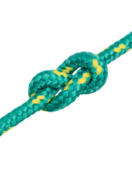 Corda Nautica Verde 6 mm 100 m in Polipropilene