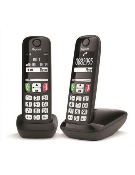 CORDLESS GIGASET E270 DUO BIG BUTTON BLACK