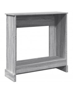 Cornice per Camino Grigio Sonoma 90x30x90 cm in Truciolato