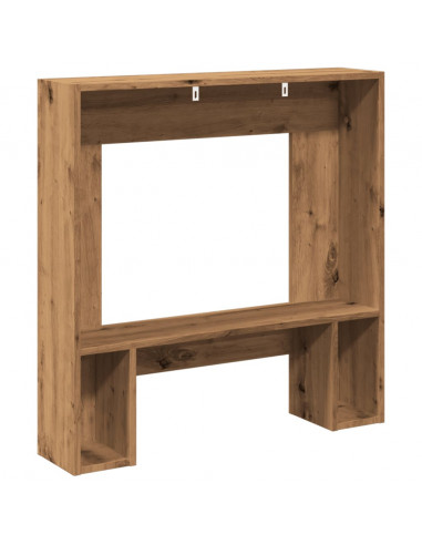 Cornice per Camino Rovere Artigianale 81x18x82 cm Truciolato