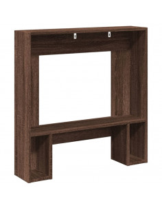 Cornice per Camino Rovere Marrone 81x18x82 cm in Truciolato