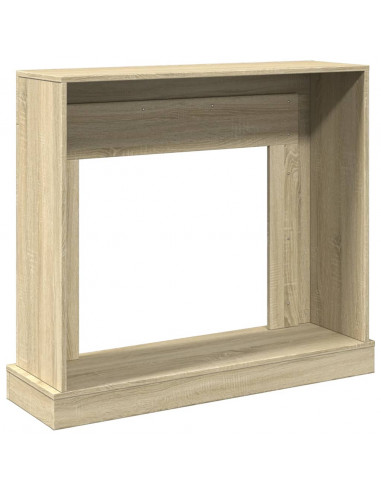 Cornice per Camino Rovere Sonoma 100x30x87,5 cm in Truciolato