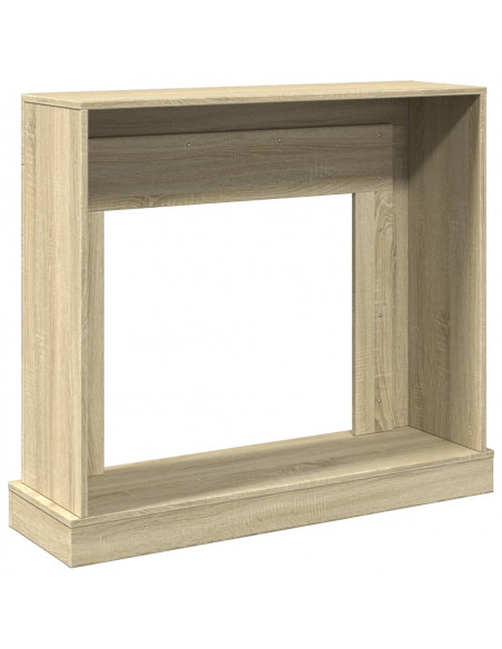 Cornice per Camino Rovere Sonoma 100x30x87,5 cm in Truciolato