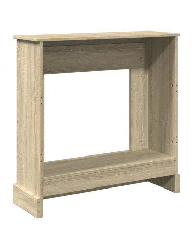 Cornice per Camino Rovere Sonoma 90x30x90 cm in Truciolato