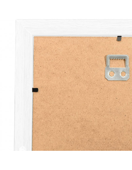 Cornice per Collage 10x(10x15 cm) Foto Marrone Bianco in MDF