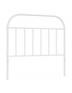Testiera in Metallo Bianco 100 cm 2