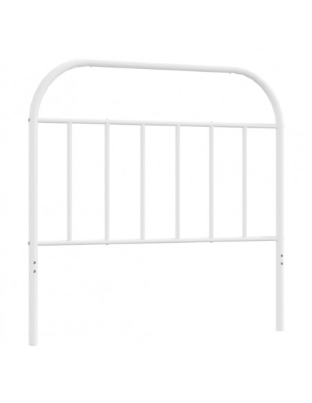 Testiera in Metallo Bianco 100 cm