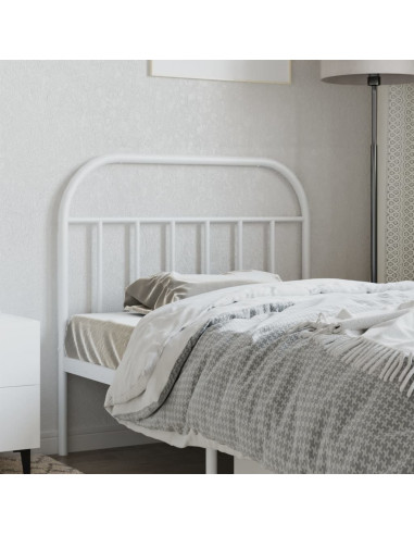 Testiera in Metallo Bianco 100 cm